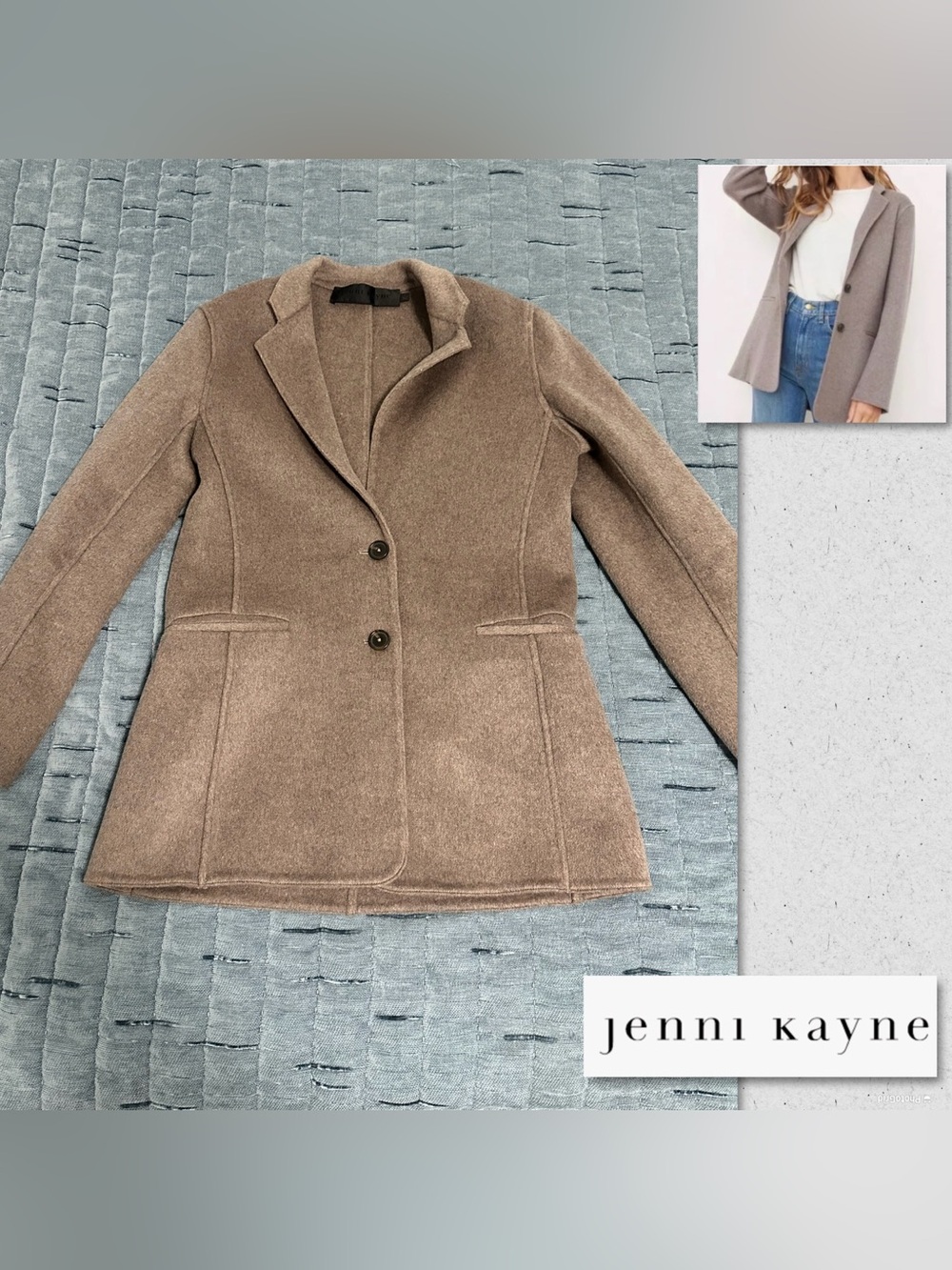 Jenni Kayne Wool-Casmere Blend Blazer/Jacket
